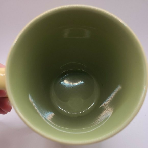 Disney Store Exclusive WINNIE THE POOH Yellow and Green Coffee Tea Mug Cup - Picture 5 of 6
